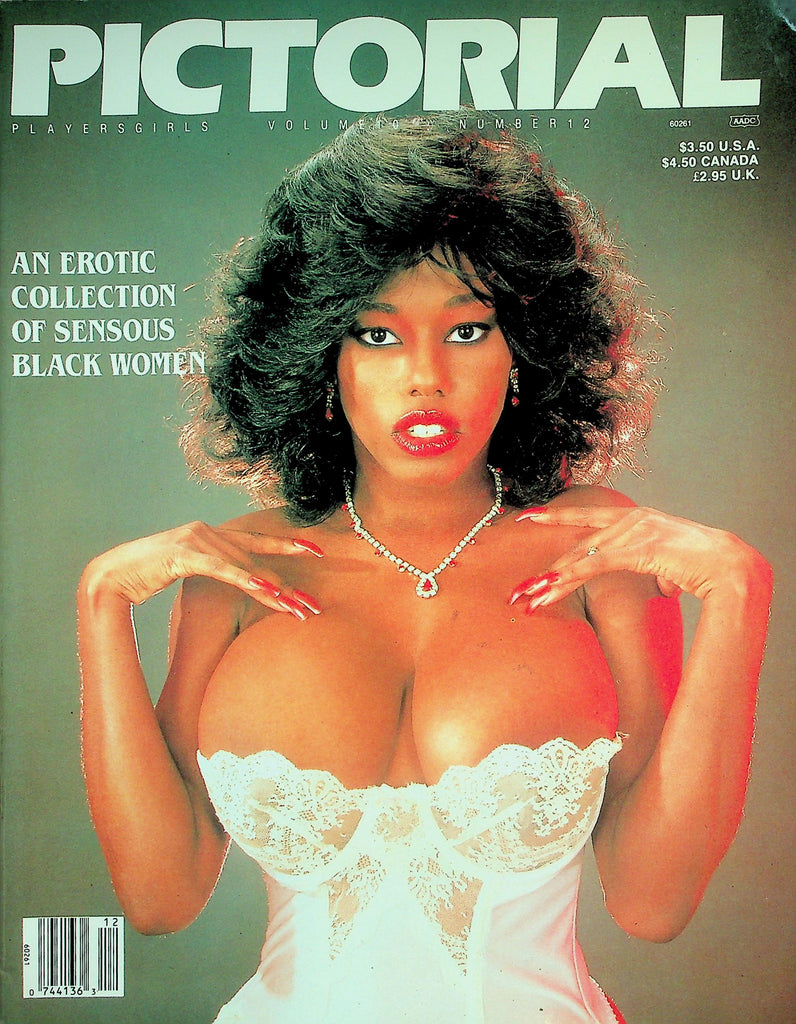 Pictorial Players Girls Magazine  Erotic Collection Of Sensuous Black Women  Cover Girl Ebony Ayes and More!  vol.10 #12 1990  032026lmp