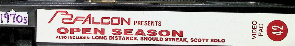 Open Season 1970s Long Distance Should Streak Scott Solo Falcon Gay Male VHS 100124AMPVHS