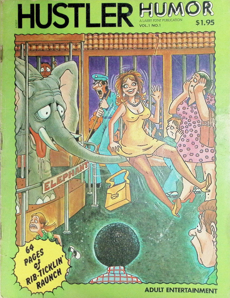 Hustler Humor Magazine V1 N1 1980s 64 pages ofRib Ticklin Raunch 090726LLP