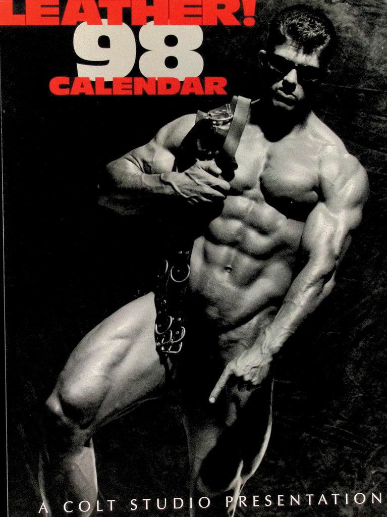 Colt Studio Leather 1998 Wall Calendar Gay Man BIG Hunky Buff Men 041326AMP2
