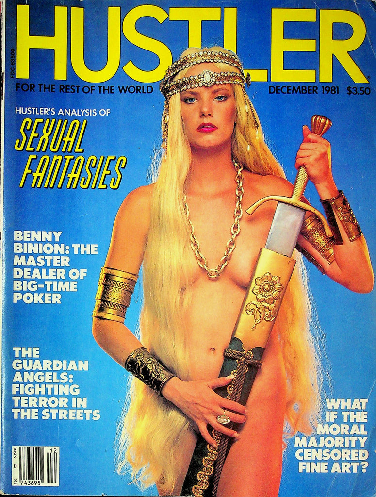 Hustler Magazine Benny Binion December 1981 092624RP