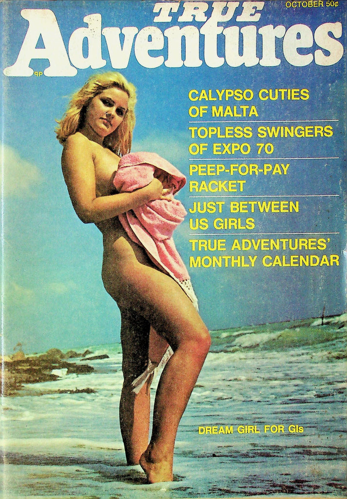 True Adventures Magazine Cuties Of Malta October 1970 100225RP-