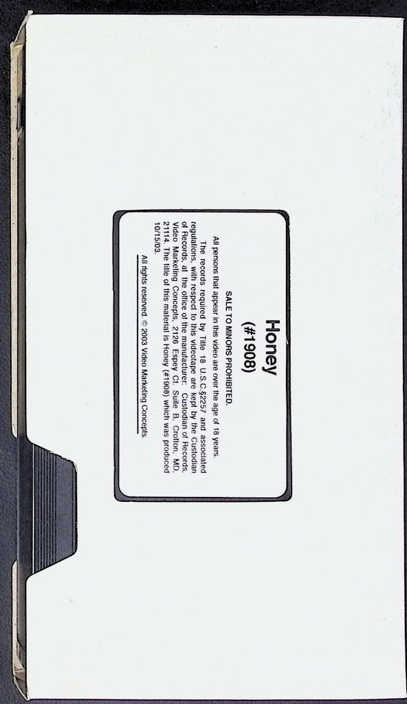 Fiona Cooper Honey #1908 Adult VHS 032426AKVHS3