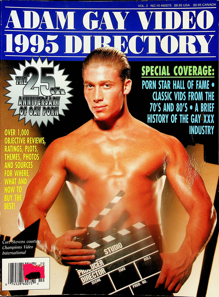 Adam Gay Video 1995 Directory Magazine  Cover Guy Cort Stevens vol.2 #10   120724lm-p