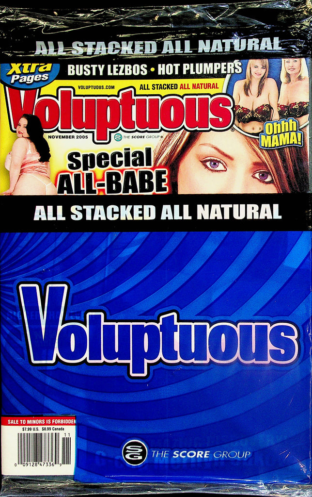 Voluptuous Magazine Special All-Babe Issue! Covergirl Merilyn Sakova  November 2005    new/sealed  110924lm-p2