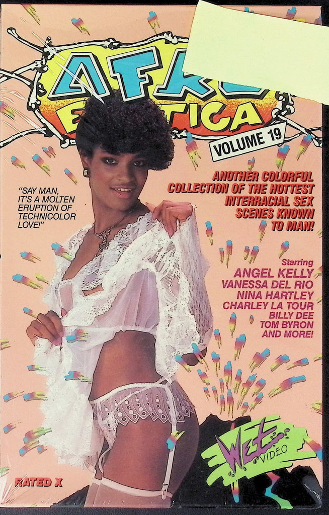 Afro Exotica #19 with Angel Kelly Vanessa del Rio Nina Hartley Adult VHS Wet Video 051926AKVHS2