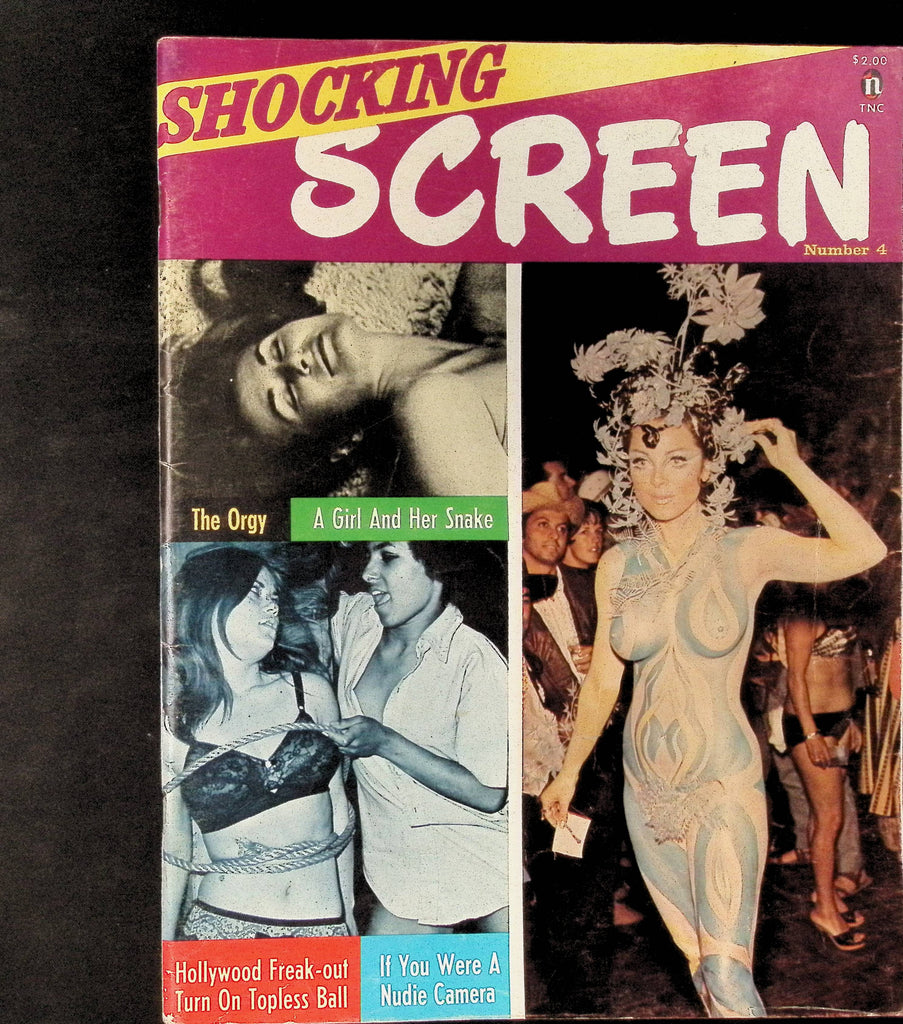Shocking Screen #6 April 1969 Wanda the Hypnotist Orgy 101325AMP