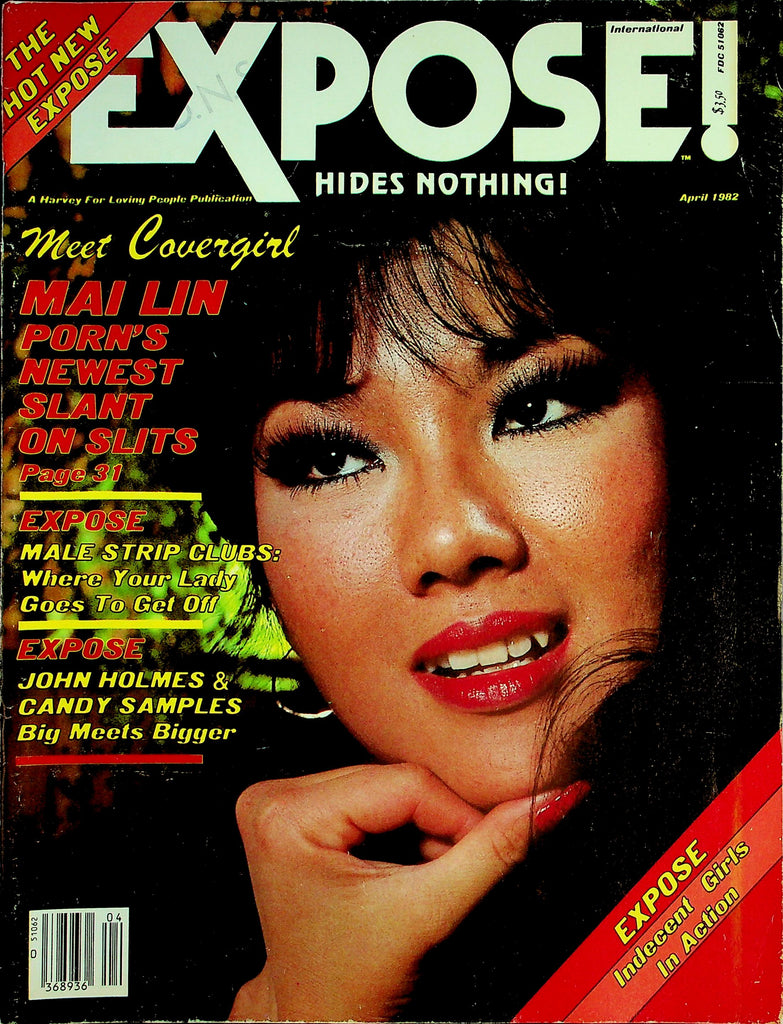 Expose! Magazine  Covergirl Mai Lin / John Holmes & Candy Samples  April 1982     061726lmp-GSC
