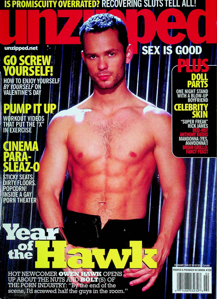 Unzipped Men's Magazine Owen Hawk February 2005 081524RP