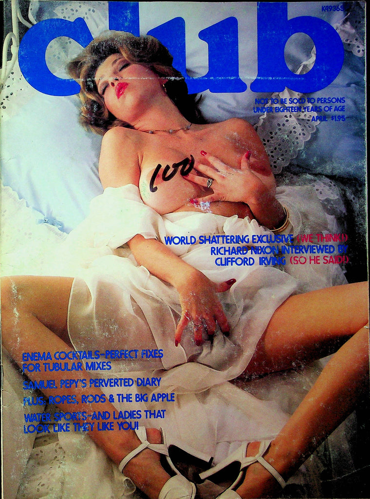 Club Magazine Richard Nixon Interview & Samuel Pepy April 1977 050823RP