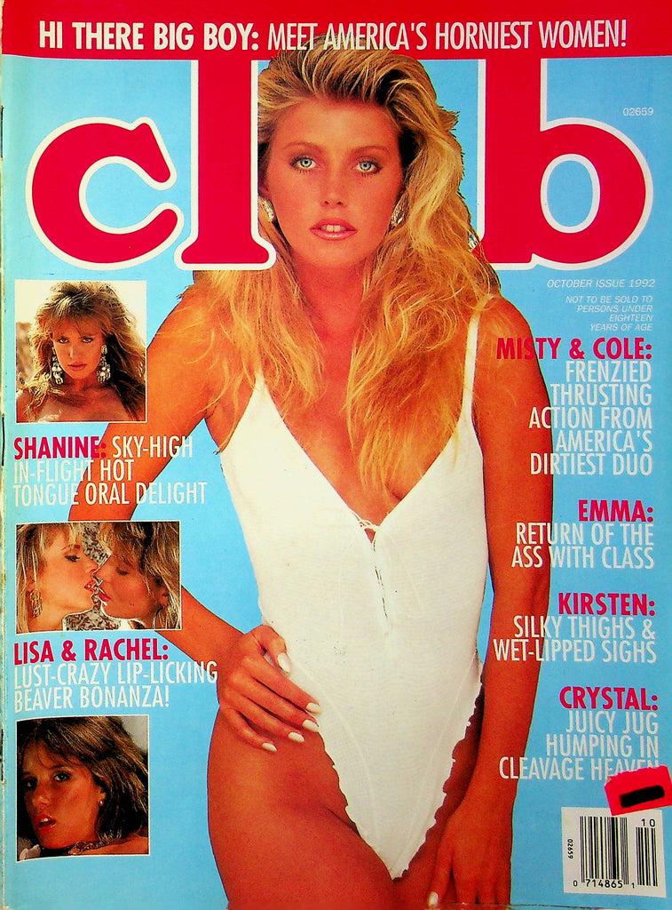 Club Magazine Misty Shanine & Emma October 1992 052223RP