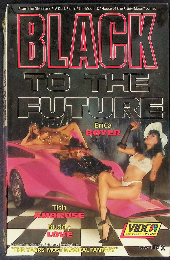 Black to the Future ft. Erica Boyer, Tish Ambrose, Buddy Love Adult VHS Phil Prince Vidco 102225AKVHS