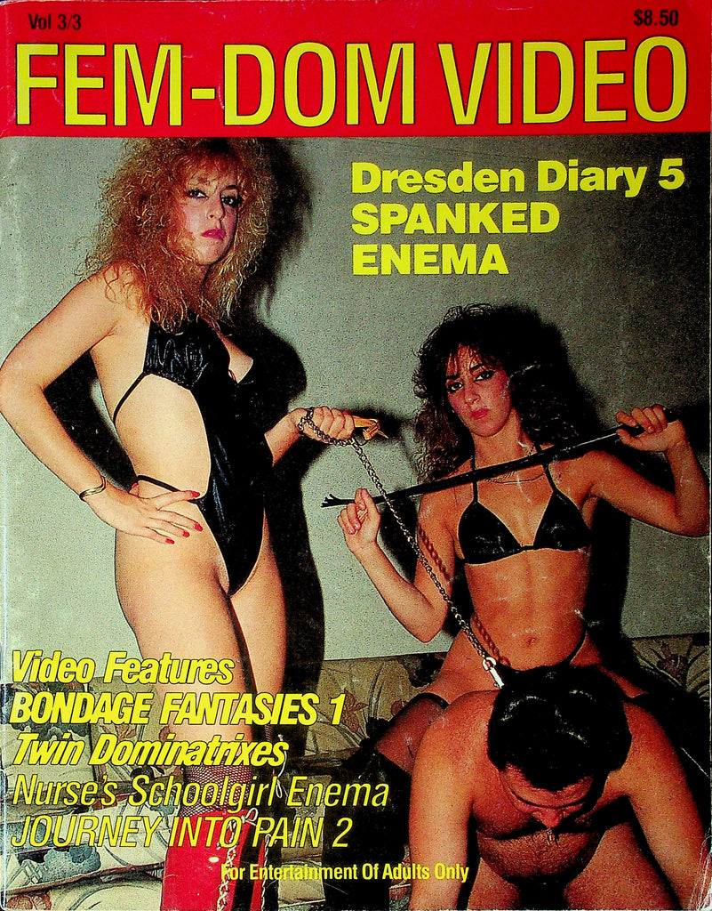 Fem-Dom Video Magazine Dresden Diary 5 Spanked Enema Vol.3 No.3 080625RP-