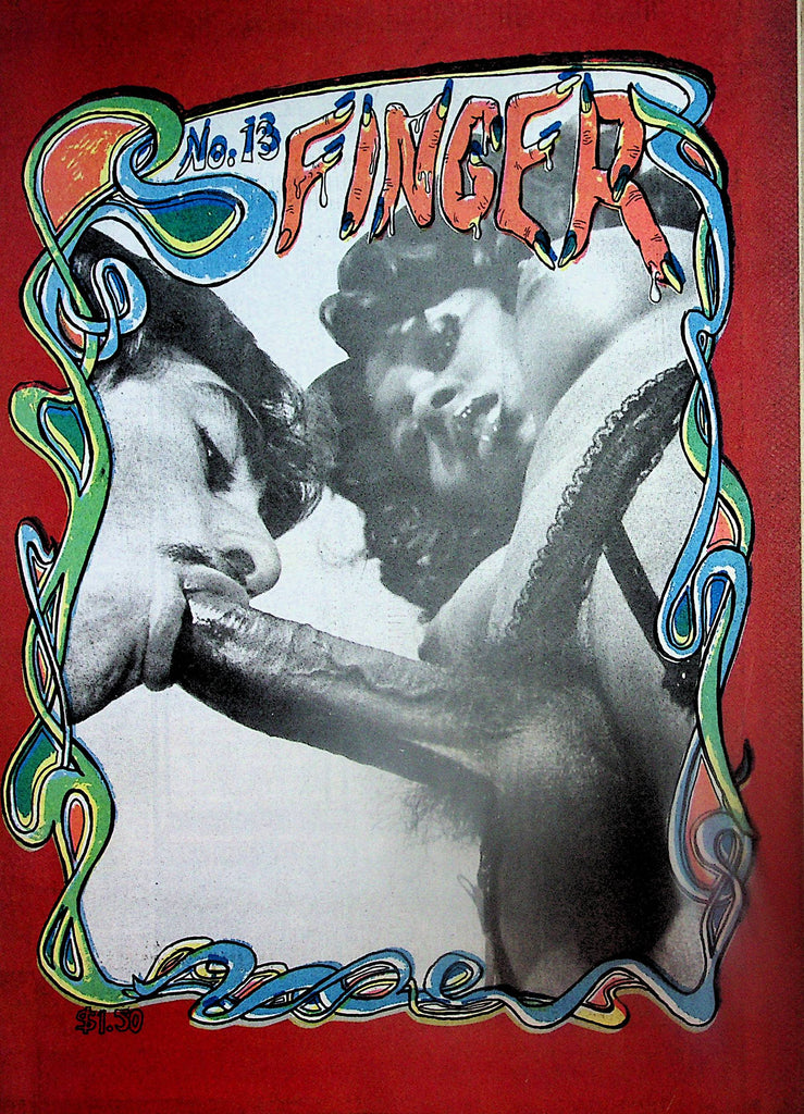 Finger Adult Newspaper Magazine  Welcome To Reader Pornm  #13 1976      102324lm-p