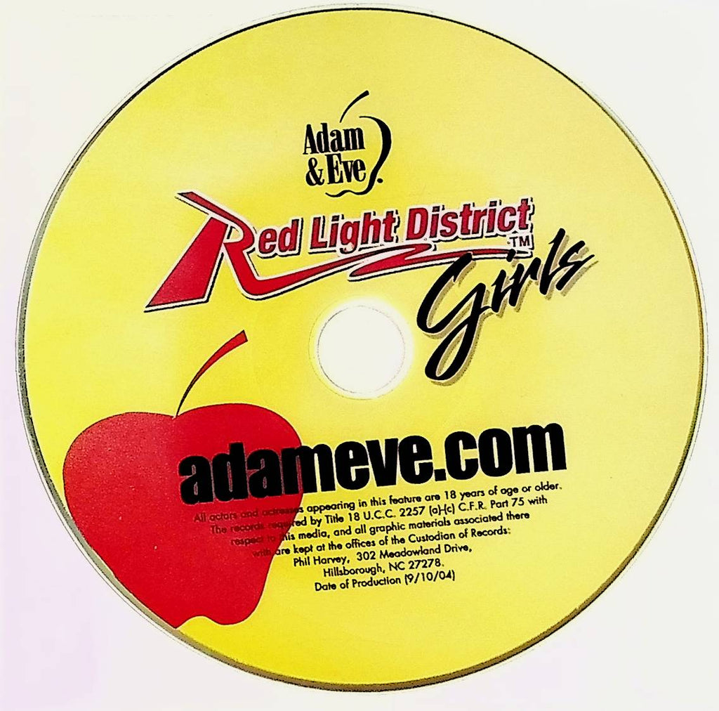 Red Light District Girls DVD Adam & Eve 2004 No Case or Cover Art 051624tsdvdA70