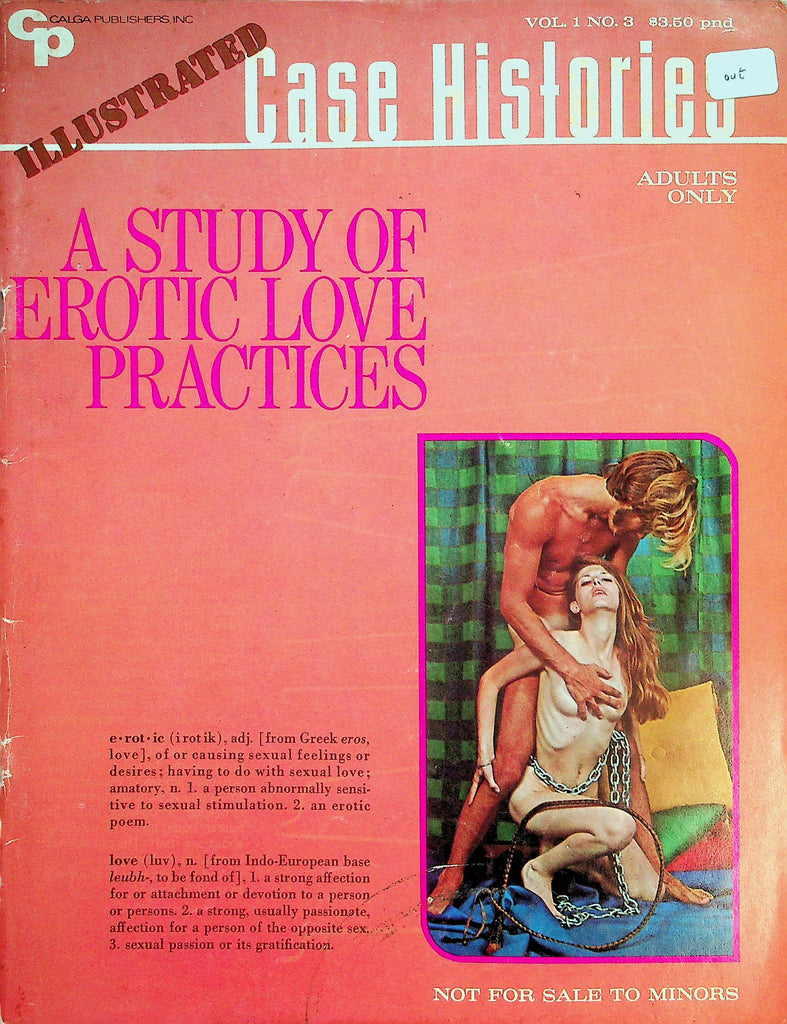 Illustrated Case Histories Magazine  A Study Of Erotic Loce Practices  vol.1 #3  November 1970    052226lmp-GSC