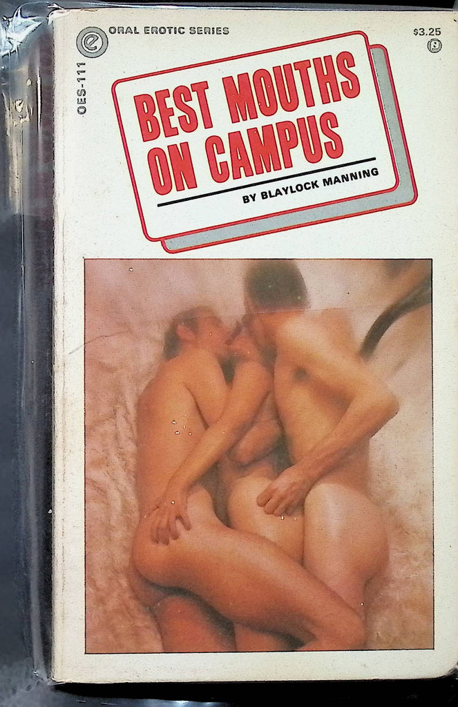 Best Mouths on Campus by Blaylock Manning OES111 1980s Oral Erotic Series Adult Paperback Novel -112124AMP