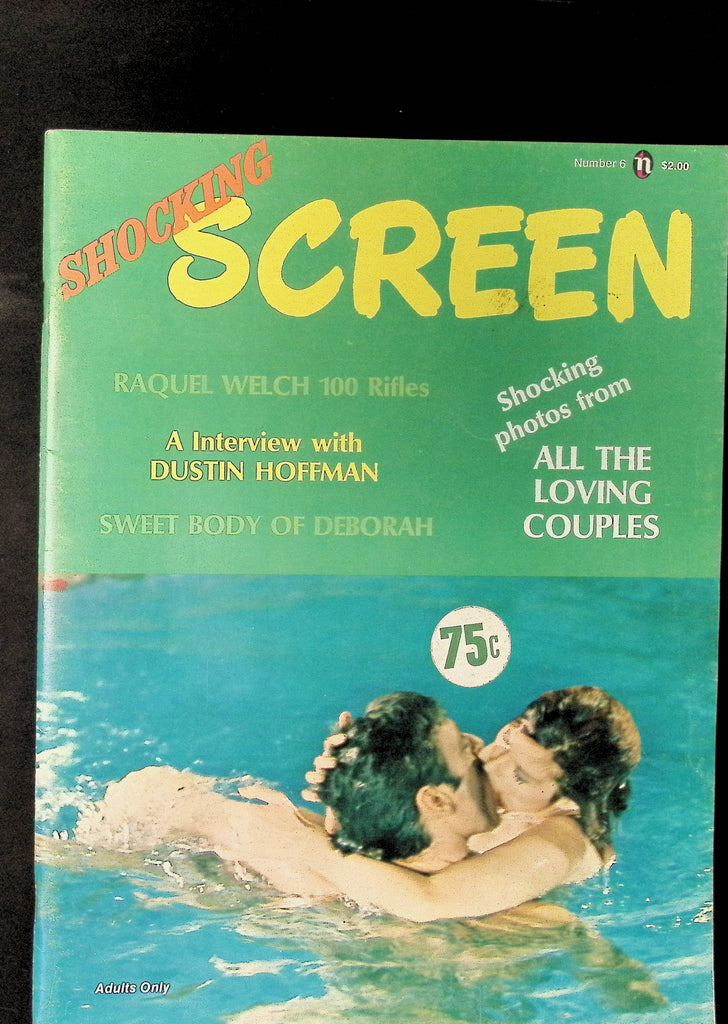 Shocking Screen #6 August 1969 Magazine Dustin Hoffman Interview Raquel Welch Ann Margaret 101325AMP