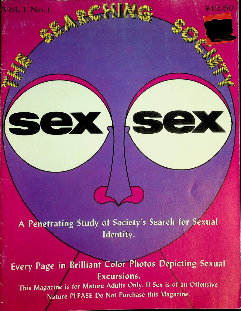 The Searching Society Magazine  Sex  Sex - Study Of Society's Search For Sexual Identity  vol.1 #1  1970's  092626lmp-GSC