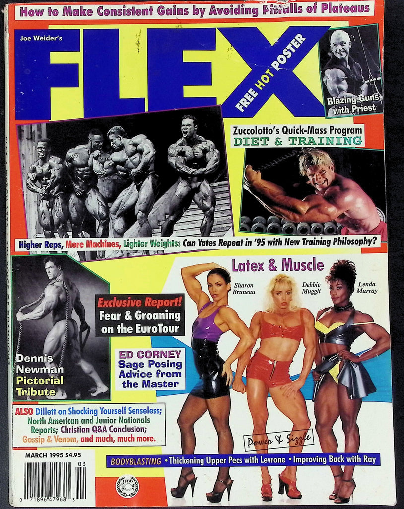 Flex Magazine Dennis Newman March 1995 052226AKP