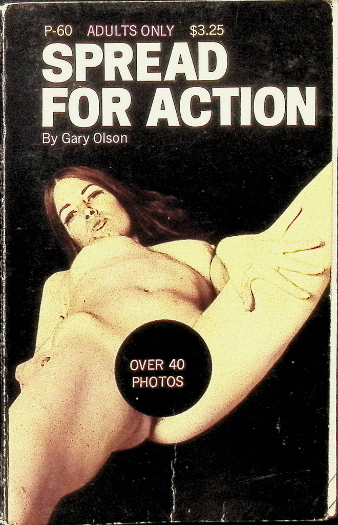 Spread for Action by Gary Olson P-60 1970 EL Publishing Adult Novel-050724AMP