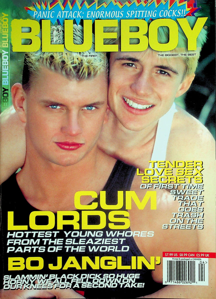 Blueboy Gay Magazine  18+  Tender Love Sex Secrets / Cum Lords  April 2003     031226lmp