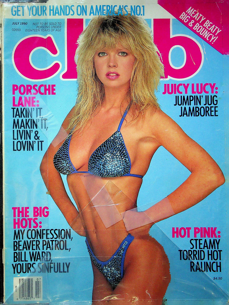 Club Magazine Juicy Lucy & Porsche Lane July 1990 082323RP