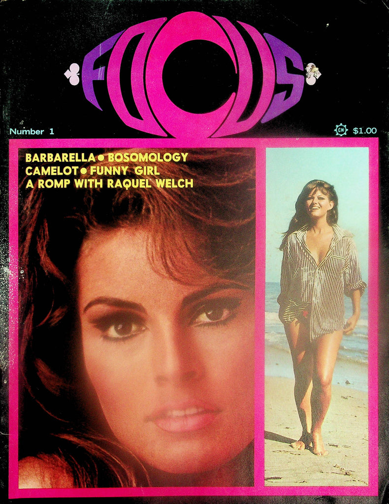 Focus Magazine  Jane Fonda, Racquel Welch, Barbara Streisand  & More!  #1 1968  102125lm-p