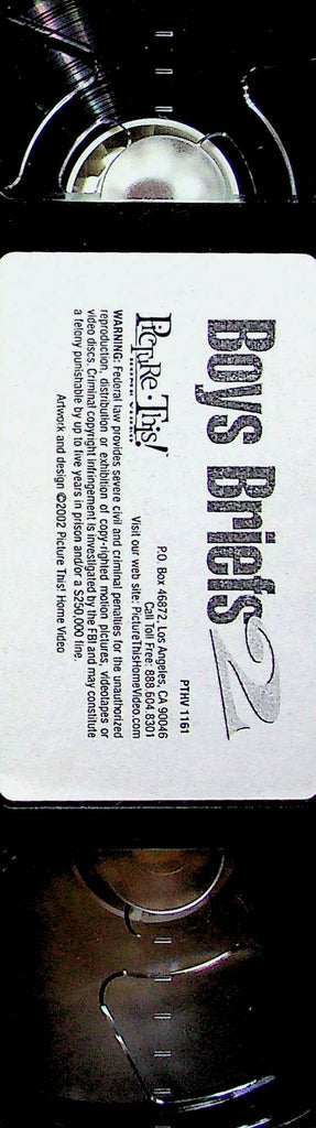 Gay Adult VHS Movie Boys Briefs 2 2002 By Picture This! Home Video 080123RPVHS4