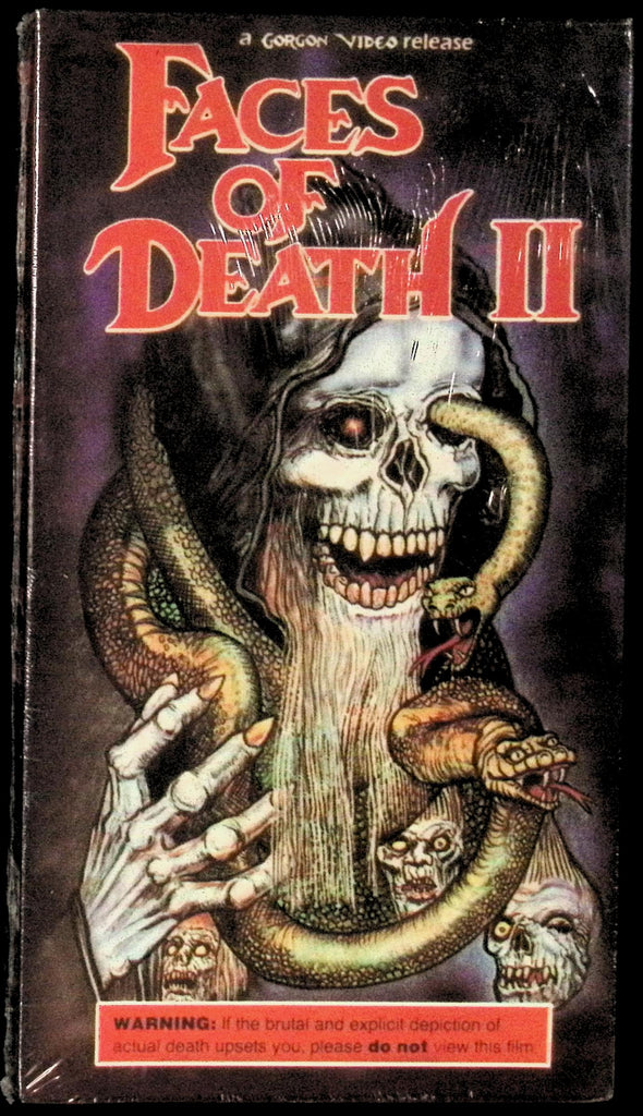 Faces of Death II (2) VHS GV112 1981/1990 Alan Black Gordon Video COLOR 85mins 071626AMVHS