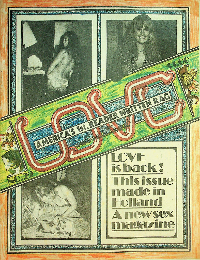 Love Adult Sex Newspaper International Magazine  Renee, Fuck Me Honey and More! #22  1970's Made In Holland   052726lmp-GSC
