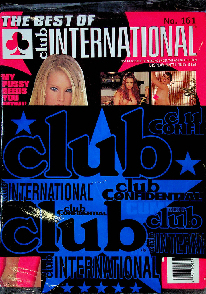The Best Of Club International Men's Magazine No.161 SEALED 062724RP
