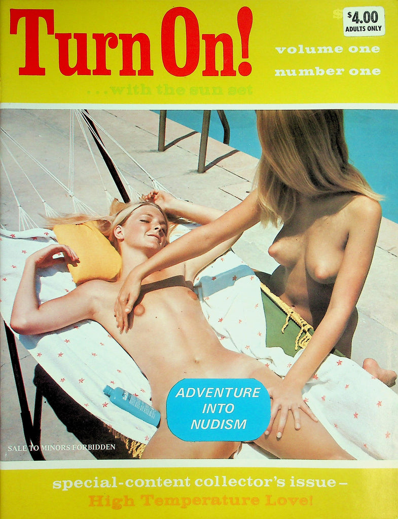 Turn On! ... With The Sun Set Magazine   Adventure In Nudism - High Temperature Love! Collector Edition vol.1 #1 1970's House Of Price    070926lmp-GSC