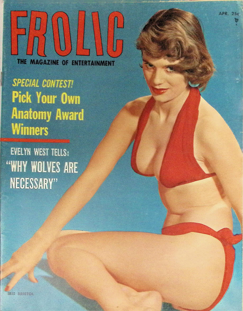 Frolic Magazine April 1957 Iris Bristol on Cover   091426LLP