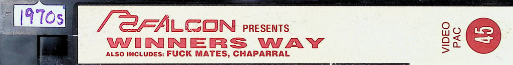 Winners way Fuck Mates Chaparral 1970s Falcon Gay Male VHS 100124AMPVHS