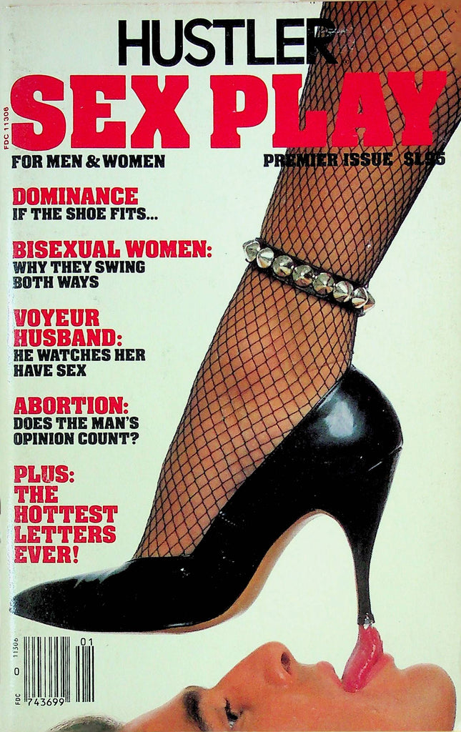 Hustler Sex Play Men's Digest Magazine Premiere Issue 1982 100724RP