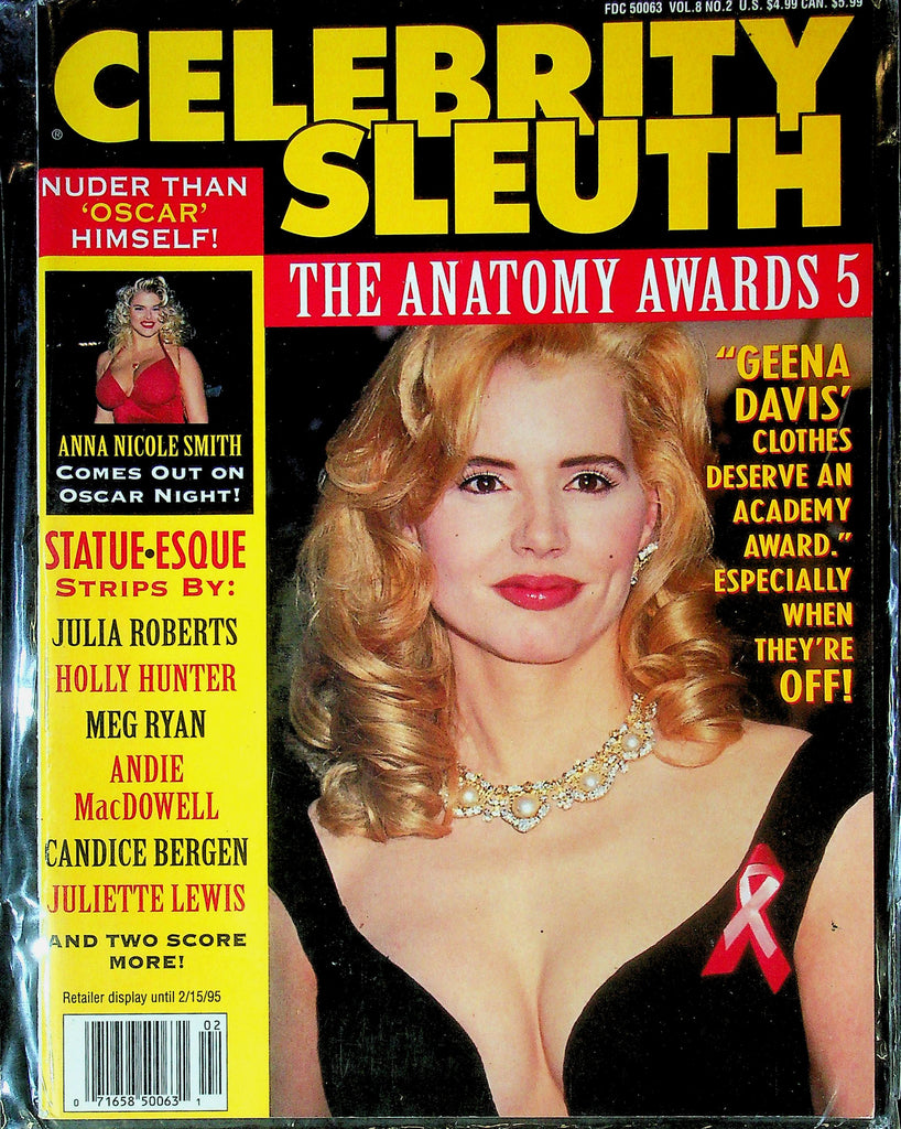 Celebrity Sleuth Magazine The Anatomy Awards 5 Ft. Geena Davis & Julia Roberts Vol.8 No.2 062525RP-
