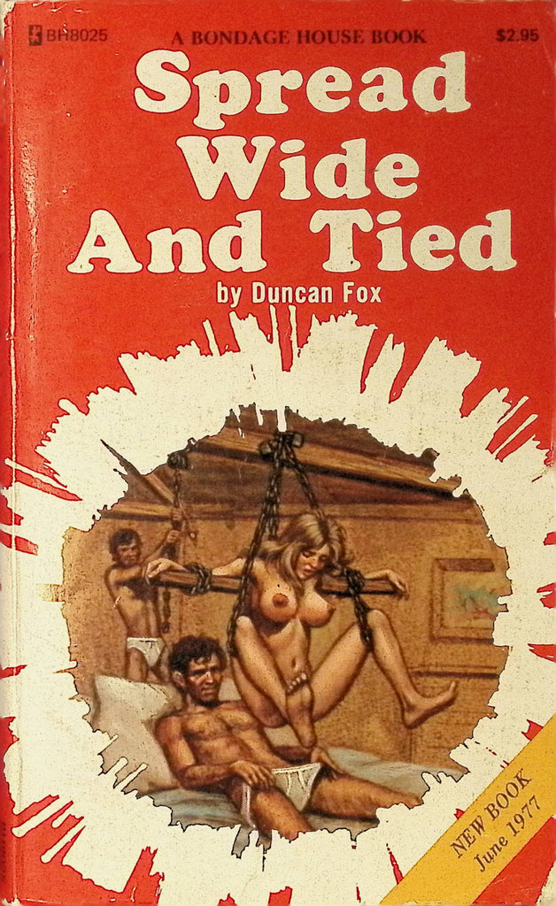 Spread Wife and Tied by Duncan Fox BH8025 June 1977 A Bondage House Book Greenleaf Classics Adult Paperback Novel 080625AMP