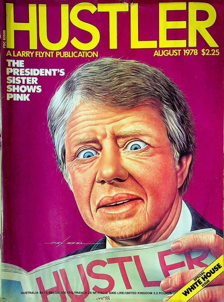 Hustler Magazine Jimmy Carter August 1978 092624RP
