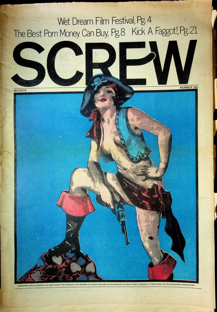 Screw Men's Newspaper Wet Dream Film Festival No.142 November 22 1971 061124OSRP