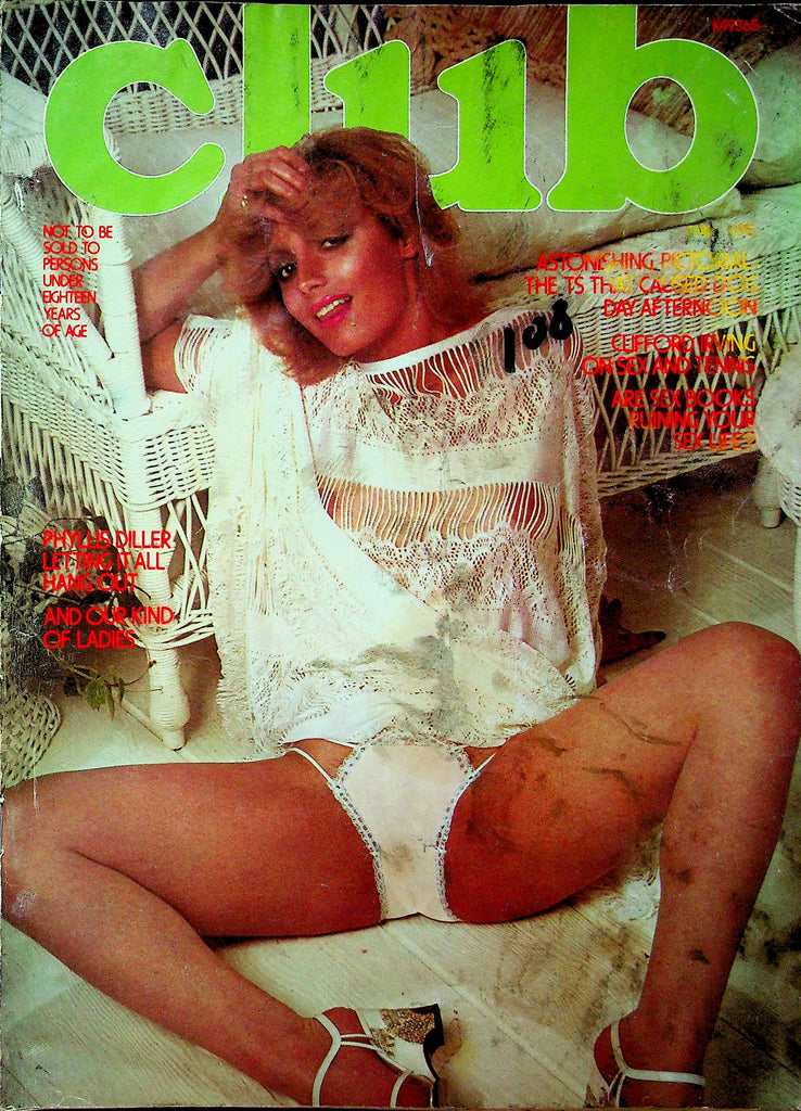 Club Magazine Phyllis Diller & Clifford Irving June 1977 050823RP