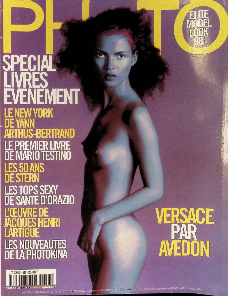 Photo French International Men's Magazine Cover Girl Kate Moss #353 October 1998  Nude Photography Magazine 082925AMA
