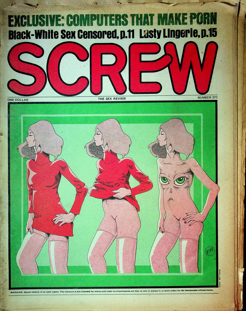 Screw Men's Newspaper Computers That Make Porn No.371 April 12 1976 061224OSRP