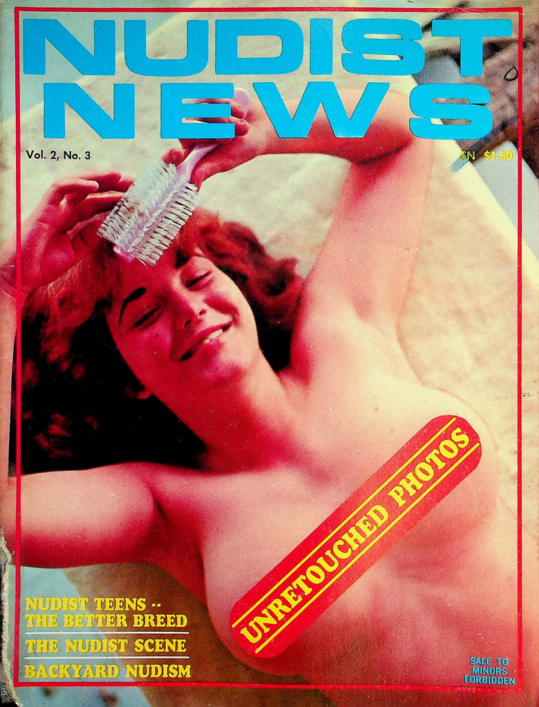 Nudist News Magazine  The Nudist Scene / Backyard Nudism  vol.2 #3  1966   061326lmp-GSC