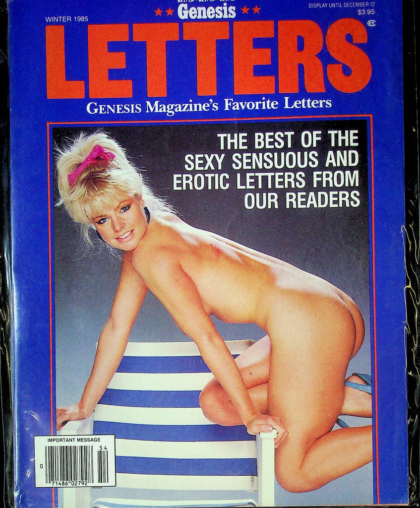 Genesis Best Of Letters Magazine Winter 1985 050724RP