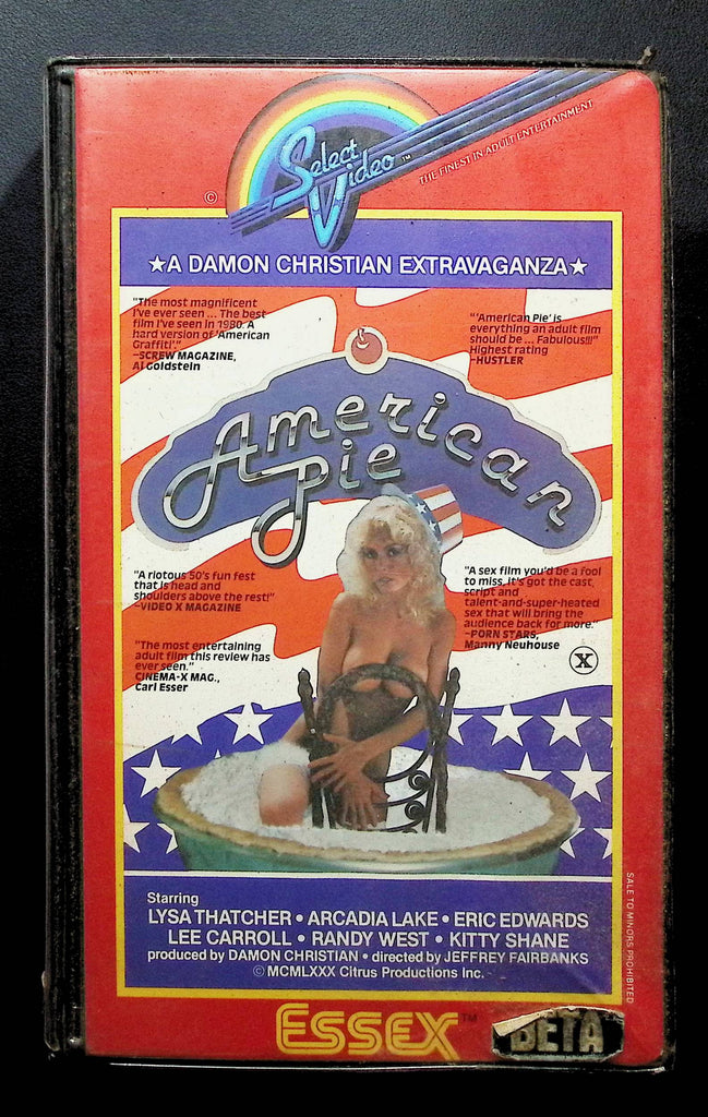 American Pie Select Video BETA 1980s Lysa Thatcher Arcadia Lake 121024DMVHS2