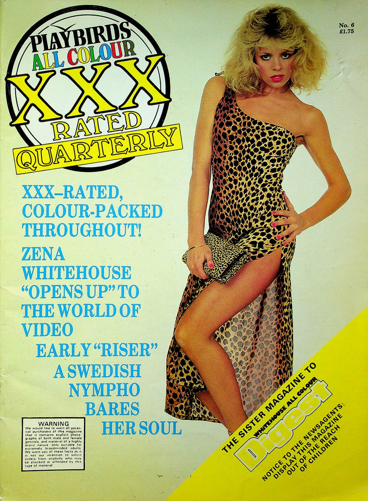 Playbirds XXX Rated Quarterly Magazine Zena Whitehouse No.8 083023RP
