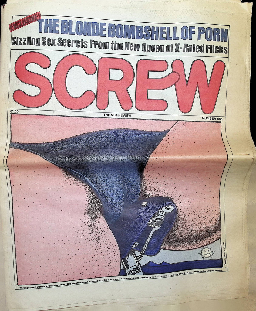 Screw Newspaper #555 October 22 1979 Seka Fetish Men's Adult Newspaper -081524AMP2