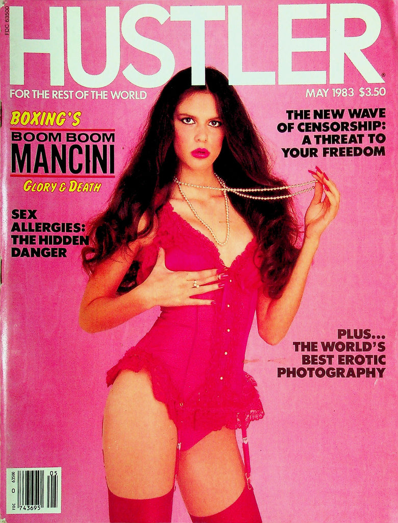 Hustler Magazine Boom boom Mancini & Cecilia May 1983 021225RP