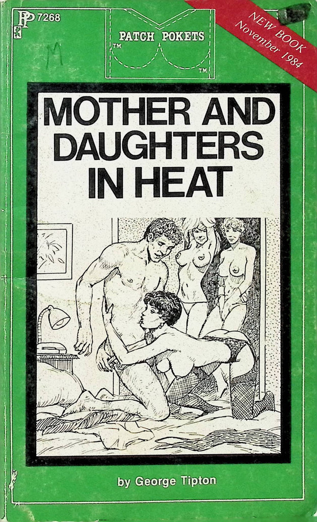 Mother and Daughters in Heat by George Tipton PP7268 Patch Pokets Book Adult Paperback Novel-091224AMP